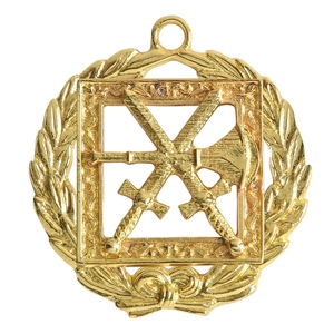 Grand Treasurer Knights Templar Gold Plated Crossed Keys <b>Collar</b> Jewel Masonic Ceremonial Regalia Accessory - Product Image 3