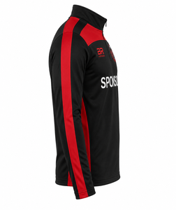 Chaqueta Deportiva Personalizada de Algodón/Poliéster con Cierre de 1/4 para Equipos de Fútbol y Rugby, Transpirable y que Absorbe la Humedad, Unisex - Product Image 5