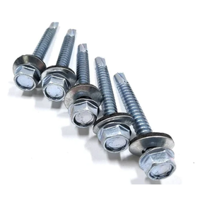 สกรูหัวจมทองเหลืองสกรูเจาะด้วยตนเองเคลือบสังกะสีแบบหกเหลี่ยมมาตรฐานโรงงาน Phan - Product Image 1