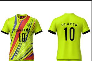 Uniforme de Fútbol Personalizado para Hombre, Conjunto Premium 100% Poliéster Sublimado, Corte Regular, Cuello Redondo, Diseño Geométrico Sólido, Impermeable - Product Image 2