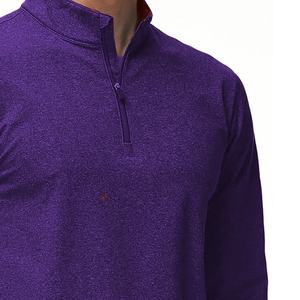 Sudadera con media cremallera de Golf para hombre con logotipo personalizado, jersey de cuarto de fábrica, camisa con cuello levantado, estilo deportivo, ropa para correr - Product Image 4