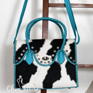 Bolso de Hombro de Cuero Vacuno para Mujer, Novedad 2026, con Correa Desmontable y Cierre Giratorio, a la Moda - Product Image 1