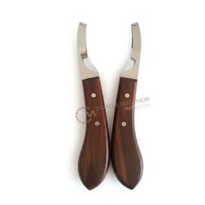 Nuevas Navajas Manuales Multicolor de Acero Inoxidable con Mango de Madera para Herradores, Instrumentos Quirúrgicos Veterinarios de Corte Preciso - Product Image 5