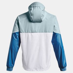 Wholesale Custom Men's Lightweight Hooded Windbreaker Jacket Color Block Outdoor Sportswear Breathable Water Resistant <b>Coat</b> - Product Image 3