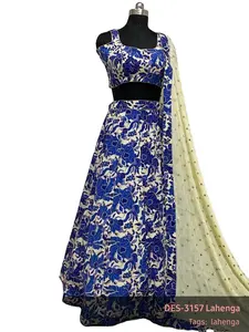 顶级设计婚纱和派对疲倦的Lehenga Choli以最佳批发价从印度出口