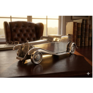 โมเดลรถโลหะขนาดเล็กสุดคลาสสิก งานฝีมือทนทาน เหมาะสำหรับวางบนโต๊ะ ชั้นวางของ และตกแต่งภายใน มีจำหน่ายแล้ว - Product Image 1