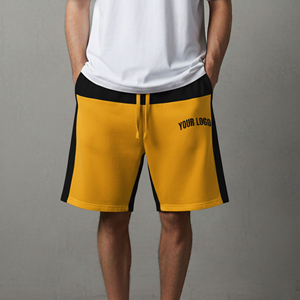 Shorts pour hommes de qualité supérieure, décontractés et tendance pour l'été, 100% coton, grande taille, style streetwear, taille élastique, séchage rapide - Product Image 1