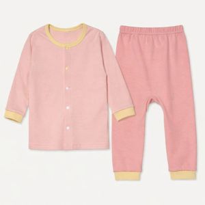 JALBEBE Set Unisex per Neonati con Bottoni, Abbigliamento Casual all'Ingrosso, Manica Lunga, Morbido 100% Cotone, Top e Pantaloni per Neonati, Due Pezzi per Tutte le Stagioni - Product Image 4