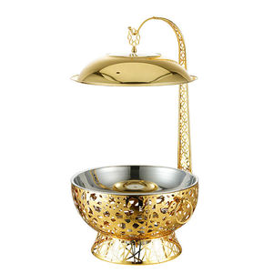 ถาดอุ่นอาหารหรูหรา ถาดอุ่นอาหารโบราณ ถาดอุ่นอาหารหรูหราพร้อมฝาปิด - Product Image 2