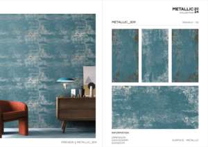 Azulejos de porcelana de calidad de exportación con superficie metálica en tamaño 60x120cm 600x1200mm 24x48 para proyectos de interior de alta gama - Product Image 2