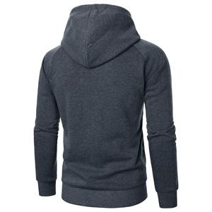 <b>Men</b> Hooded Knit Sweater <b>Black</b> and Blue <b>Men</b> Hooded Sweater <b>Men</b> Knitted <b>Hoodie</b> <b>Men</b> Knit <b>Hoodie</b> <b>Men</b> Slim Fit Sweater <b>Men</b> Rag - Product Image 2