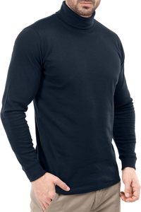 Classic Stylish For Business Wear <b>Turtleneck</b> Full Sleeve <b>Mens</b> Tshirt - Product Image 2