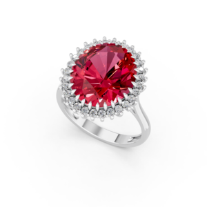 925 Silver Lab Diamond <b>Ring</b> <b>For</b> <b>Women</b> IGI Certified RJC ODM OEM Ethical Fine Manufacturer Wholesale E201344 - Product Image 3