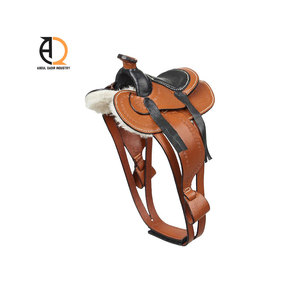 Silla de montar western premium sin arco para caballo, con hermosa silla de montar para equitación a mano. - Product Image 2