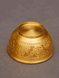 Bol à dessert Bold Blossom, bol en laiton de haute qualité, prix raisonnable, idéal pour la maison, bol de la meilleure qualité. - Product Image 3