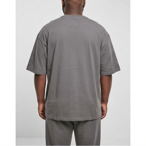 T-shirt vierge personnalisé à manches courtes surdimensionné de haute qualité 100 % coton pour hommes, impression sérigraphique personnalisée, collection 2026, offre spéciale - Product Image 2