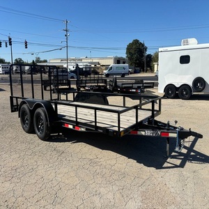 Semirremolque de Plataforma Plana de Aluminio de Excelente Calidad, Transportador de Autos, Remolque Utilitario de Plataforma Plana de 3.5T - Product Image 4