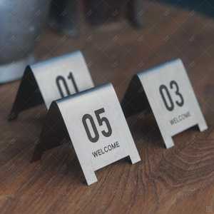 Premium Metal Place <b>Card</b> Holders <b>Table</b> Number Stands for Banquet and Events - Product Image 3