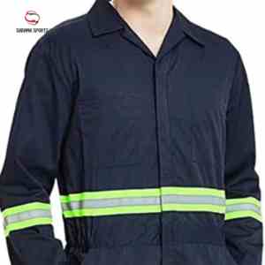 Ropa de Trabajo de Verano Premium para Hombre, Pantalones Impermeables Multibolsillos, Overoles de Manga Corta de Algodón, Uniformes de Fábrica, Trajes de Trabajo - Product Image 2