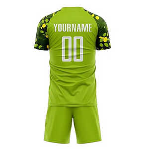 Ensemble d'uniformes de football personnalisés, maillots et shorts haute performance, tissu respirant, vêtements de sport d'équipe - Product Image 2