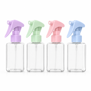 Custom <b>5ml</b>-2000ml Clear Square PET Fine Mist Spray <b>Bottle</b> for Toner Body Mist Cosmetic Packaging Vietnam Manufacturer - Product Image 3