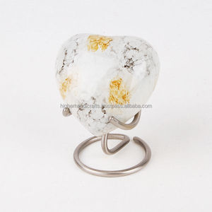 ของที่ระลึกทำจากทองเหลืองรูปหัวใจสำหรับขี้เถ้าพร้อมขาตั้งโลหะอุปกรณ์โกศที่ระลึกคุณภาพระดับพรีเมียม - Product Image 6