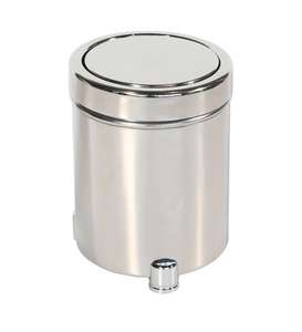 <b>Mesh</b> Metal Waste <b>Basket</b> Breathable Office Dustbin Organizer - Product Image 6