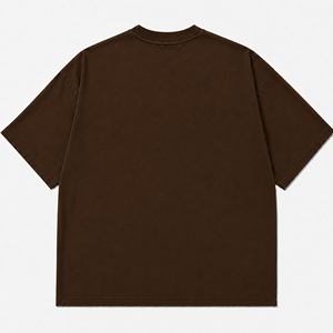 T-shirt à manches courtes col rond en coton lourd 220g surdimensionné avec logo personnalisé pour hommes et femmes, imprimé gothique réfléchissant arc-en-ciel, streetwear - Product Image 4
