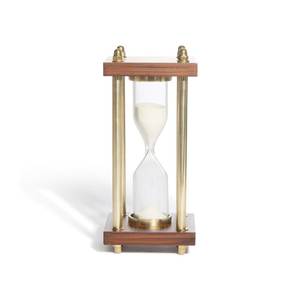 Natural Finish Brass Sand <b>Timer</b> Elegant Decorative Vintage Hourglass Luxury Office Home Gift Collection - Product Image 2