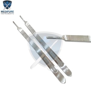 Cuchilla Quirúrgica de Alto Rendimiento con Mango de Acero Inoxidable, Instrumentos Médicos - Product Image 6