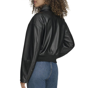 <b>Women</b> Windproof Genuine Leather <b>Jacket</b> <b>Winter</b> <b>Warm</b> Stylish Leather <b>Jacket</b> Ladies Original Leather <b>Jackets</b> In Cheap Price - Product Image 2