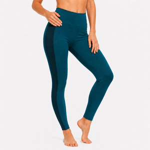 High Waist Full Length Solid Color <b>Seamless</b> Knitted <b>Leggings</b> Stretch Breathable Comfortable Sporty Style Women's <b>Leggings</b> - Product Image 3