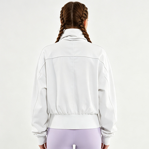 Stand Collar Oversize Ladies Windbreaker Waterproof <b>Jackets</b> Custom Branding Running Hiking Camping Travel Wear Nylon <b>Jacket</b> - Product Image 3