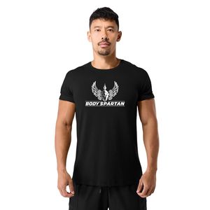 <b>Men's</b> Black <b>Muscle</b> Fit <b>T</b> <b>Shirt</b> Lightweight Cotton Athletic Crew Neck Gym Workout Casual Sportswear Apparel - Product Image 1