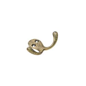<b>Decorative</b> Brass Wall <b>Hooks</b> Antique Finish Hanging Fixture Stylish <b>Coat</b> Holder For Entryway Bedroom Bathroom Storage Needs - Product Image 3