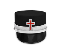 Casquette de luxe personnalisée avec logo, broderie 3D ethnique, pour l'extérieur, style Chevaliers Templiers, 100% Laine, avec tresse métallique argentée, Noir Premium