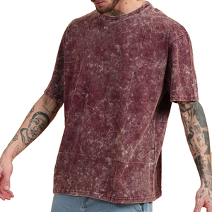 เสื้อผ้าสตรีทแวร์แนวฮิปฮอปสไตล์เรโทรทรงโอเวอร์ไซส์ผ้าคอตตอนเนื้อหนักฟอกสีแบบแอซิดวอช ระบายอากาศได้ดี รุ่นใหม่ - Product Image 2