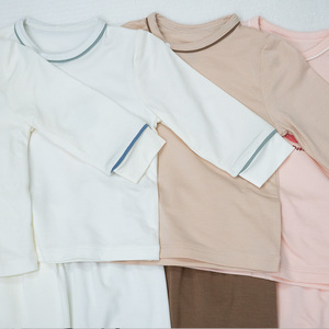 Conjunto de Ropa para Bebé con Diseño de Dibujos Animados, 2 Piezas, 95% Modal, 5% Elastano, Tejido de Punto Suave, Cuello Redondo, Manga Larga, Transpirable, Unisex, para Todas las Temporadas - Product Image 6