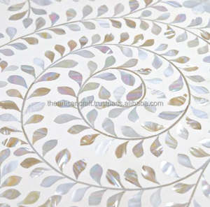 โต๊ะกาแฟประดับมุกทำด้วยมือดีไซน์แบบฝังที่ซับซ้อนของตกแต่งบ้านที่กลางเฟอร์นิเจอร์หรูหราไม่เหมือนใคร - Product Image 6