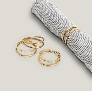 Brass Napkin <b>Rings</b> <b>Circle</b> <b>Ring</b> Wholesale Bulk Price and Best Quality Napkin Cloth Napkin Holder Top Price - Product Image 1