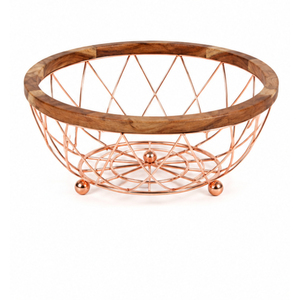 Panier à fruits en fil métallique au design moderne, bol de rangement pour légumes, centre de table décoratif, panier en fil de fer, meilleur prix - Product Image 5