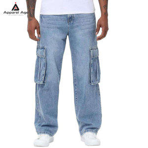 Regular Fit <b>Stretch</b> Jeans With Timeless Style And Best Sale High Quality Workout Loose Fit Type <b>Men</b> Cargo Jeans Pant - Product Image 1
