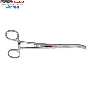 ชุดเครื่องมือผ่าตัดหยุดเลือดแบบโค้ง Ferguson Angiotribe Forceps ขนาด 6.5 นิ้ว ผลิตจากเหล็กกล้าไร้สนิมเยอรมัน สำหรับสัตวแพทย์ ได้รับมาตรฐาน CE - Product Image 3