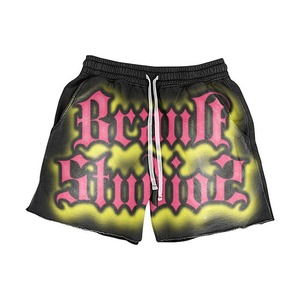 Conjunto de Verano de Alta Calidad para Hombre, Camiseta Negra de Algodón con Cuello Redondo, Diseño con Letras Estampadas, Moda de Verano - Product Image 5