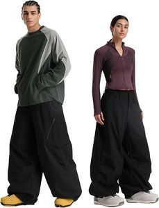 Pantalones de Nieve de Alta Calidad, Calefactables, Ecológicos, Impermeables, Resistentes al Viento, Holgados, Unisex, para Esquí, Estilo Hip Hop - Product Image 4