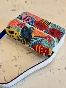 Sacs à bandoulière pour femmes de style bohème indien, sacs à bandoulière en perles bohèmes faits à la main, sacs de soirée - Product Image 3