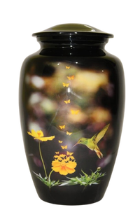 Urne en laiton de qualité supérieure pour cendres humaines, avec joint de protection, vase de table fait main pour cendres crémées, design moderne pour - Product Image 4