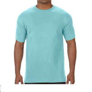 T-shirts décontractés amples à col rond en coton pour hommes, couleur unie, avec logo personnalisé, manches courtes, pour le sport et le fitness – Nouveauté très prisée - Product Image 2