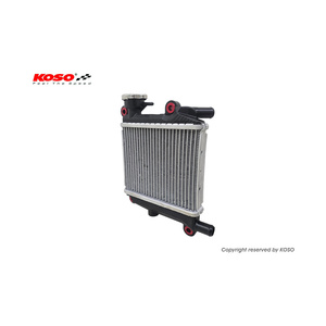 Radiador de Refrigeración para Motocicleta KOSO de Aluminio Plateado, Actualización para Yamaha NMAX AEROX GRYPHUS MMBCU JETSL DRGBT Scooter - Product Image 6