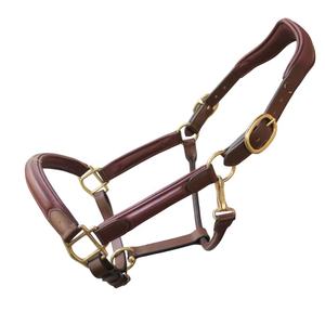 Catégorie de produits Halter surélevé en cuir souple indien de haute qualité avec raccords en laiton massif Prix de vente entier - Product Image 1